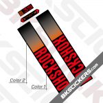 Rockshox 35 2021 Black Fork Decals kit