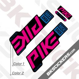 Rockshox Pike 2021 Black Fork Decals kit
