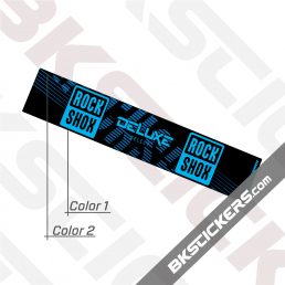 Rockshox Deluxe 2021 Rear Shock Decals kit