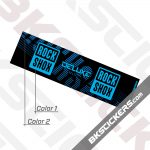 Rockshox Deluxe 2021 Rear Shock Decals kit