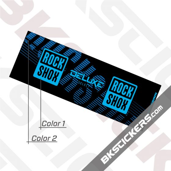Rockshox Deluxe 2021 Rear Shock Decals kit