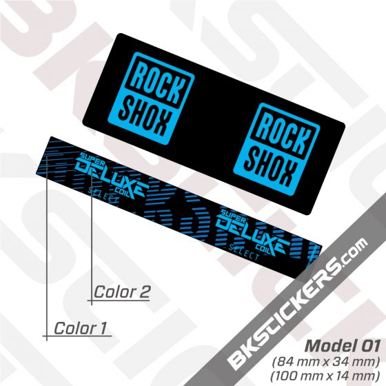 Rockshox-Super-Deluxe-Coil-Select-2021-Rear-Shox-Decals-kit-blue