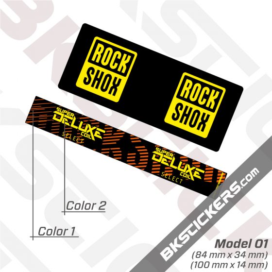 Rockshox-Super-Deluxe-Coil-Select-2021-Rear-Shox-Decals-kit-yellow