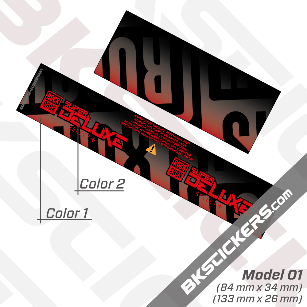 Details about   Rock Shox 2021 SUPER  DELUXE COIL Rear Shock Decal Sticker Oil Slick1 