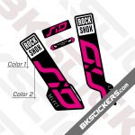 Rockshox SID 120 2020 Black Fork Decals kit 01