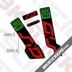 Rockshox SID 120 2020 Black Fork Decals kit 02