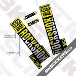 Rockshox XC30 2020 Black Fork Decals kit 01