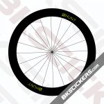 HUNT 50 Carbon Aero Disc Decals Kit - Bkstickers.com Rim Stickers