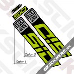 Rockshox-SID-2022-Black-Fork-Decals-kit-green