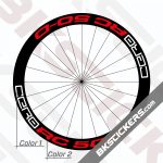 Cero RC50 Disc Carbon Clincher Decals Kit - Bkstickers.com Rim Stickers