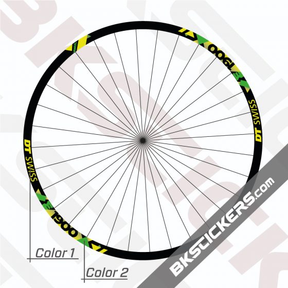 DT Swiss E 1900 Spline 30 Decals Kit - BkStickers.com - Rim stickers