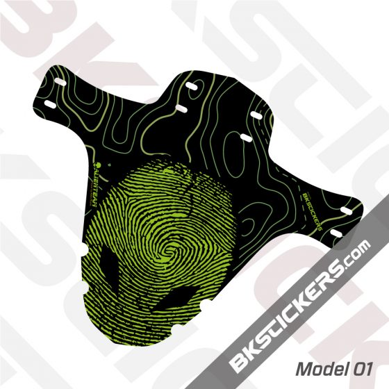 Face Mudguard ALIENTEAMBTT Custom Skin - BkStickers - mudguard